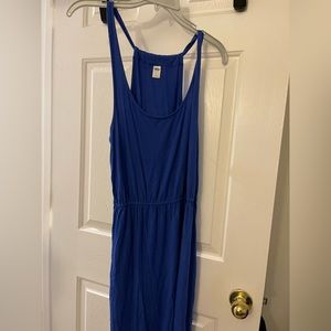 Old Navy | EUC | Halter Neck Royal Blue Cotton Dress | Size M